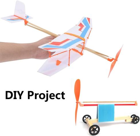 دبلينكس مجموعة مراوح بلاستيكية من 10 قطع مقاس 7 انش لمشروع شريط مطاطي ستيم يمكنك تركيبه بنفسك in Kuwait