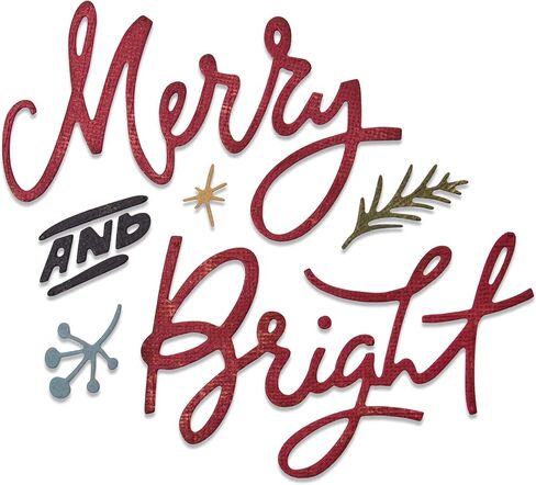 تيم هولتز - سيزيكس SIZZIX THINLITS DIE MERRY & BR, Merry & Bright in Saudi Arabia