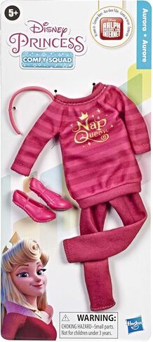 Disney Princess Comfy Squad Fashion Pack for Aurora Doll, Clothes for Disney Fashion Doll Inspired by Ralph Breaks The Internet Movie in Saudi Arabia