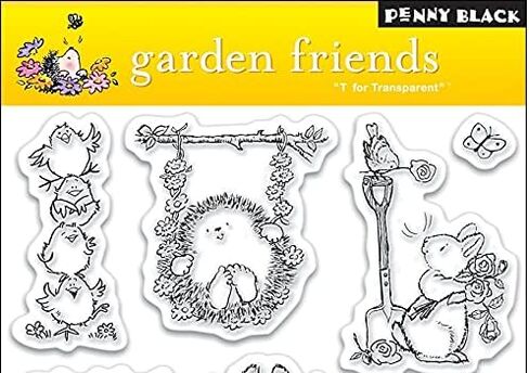Penny Black PB30021 Clear Stamp Set, Garden Friends in Saudi Arabia
