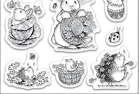 Penny Black PB30021 Clear Stamp Set, Garden Friends in Saudi Arabia