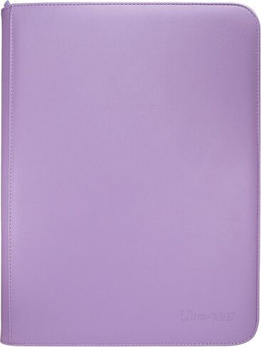 Ultra PRO - Vivid 9-Pocket Zippered PRO-Binder: (Purple) - Protect Up to 360 Collectible Trading Cards, Sports Cards or Valuable Gaming Cards, Ultimate card Protection in Saudi Arabia