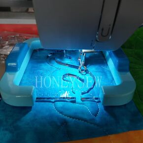 HONEYSEW Free Motion Quilting Template Series Q5 Rulers with Quilting Frame (2quilting Frame+Braid Border Template)