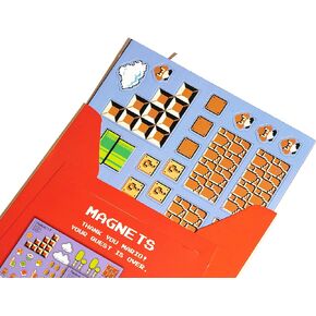 Paladone Super Mario Bros. Fridge Magnets - Features 80 Magnetic Characters and Icons in Kuwait