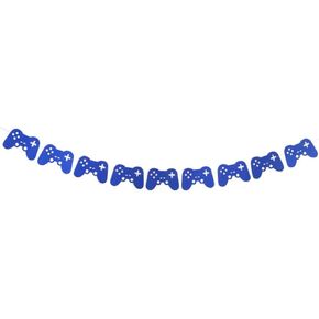 Video Game Controller Banner Video Game Controller Garland, Video Game Party Decorations, Video Game Birthday, Birthday (Black)