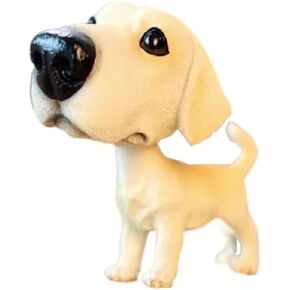 Pwenjofy الراتنج التمايل رئيس الكلب تمثال لوحة سيارة ديكور Bobblehead جرو اللعب التماثيل للمنزل مكتب مكتب الديكور الحلي (تشيهواهوا) in Kuwait