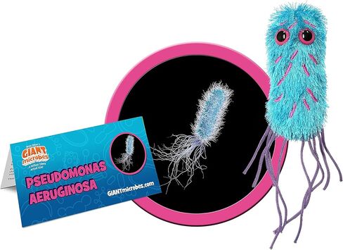 GIANTmicrobes Pseudomonas Plush – Learn About This Bacteria and Health, Educational Gift for Scientists, Doctors, Public Health Workers, and Anyone with a Healthy Sense of Humor in Saudi Arabia