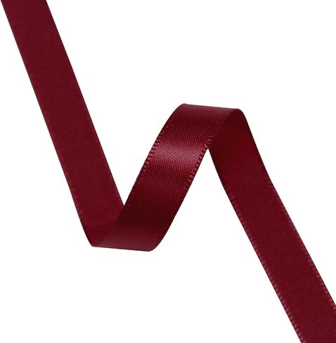 شريط ساتان بوليستر أبيض بعرض 1/4 بوصة من VATIN - بكرة بطول 6 ياردات، مثالية لديكور الزفاف، وإكليل الزهور، وتغليف العبوات وغيرها من المشاريع in Kuwait