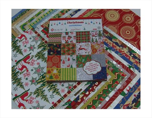 Paperhues Christmas Collection Scrapbook Papers 8.5x11" Pad 36 Sheets. in Kuwait