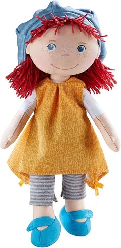 HABA Freya 12" Machine Washable Soft Doll with Red Hair, Blue Eyes and Embroidered Face in Saudi Arabia