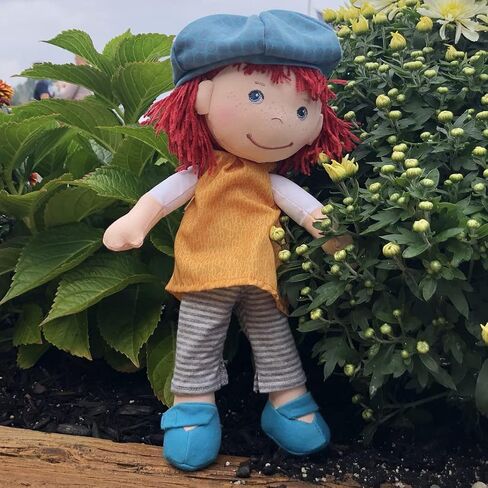 HABA Freya 12" Machine Washable Soft Doll with Red Hair, Blue Eyes and Embroidered Face in Saudi Arabia
