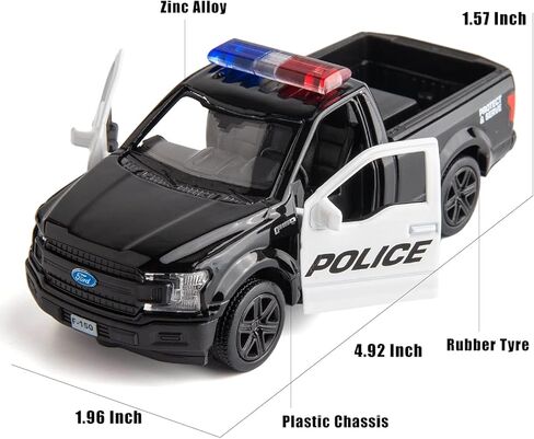 RMZ City Compatible for 5" Diecasting Alloy Car Model Ford F-150 Police Car Toy Car in Kuwait
