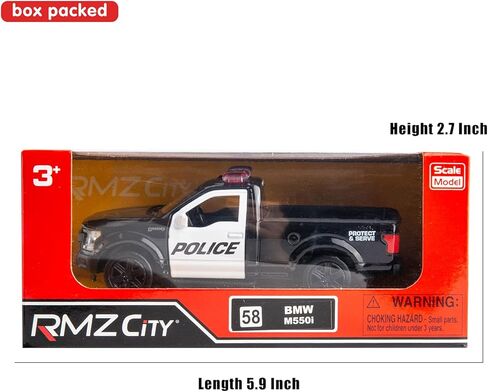 RMZ City Compatible for 5" Diecasting Alloy Car Model Ford F-150 Police Car Toy Car in Kuwait