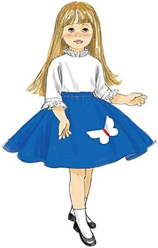 معطف Mccall's Sewing Pattern 46cm Doll Clothes Dress Top Skirt M7266 in Saudi Arabia