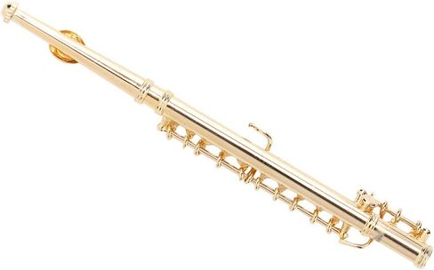 GLOGLOW Miniature Flute، نموذج دمية مصغرة نموذج هدايا موسيقية ديكور المنزل الحلي 11 سم فلوت ذهبي صغير مع حامل وحقيبة آلة موسيقية صغيرة نحاسية in Saudi Arabia