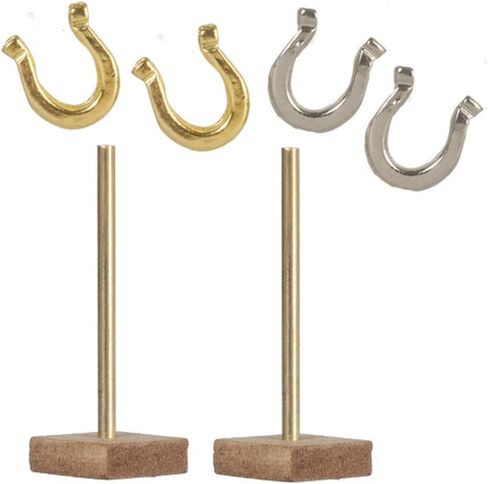 Dollhouse Miniature 112 Scale 6 Pc Horseshoes SET T8585 in Saudi Arabia