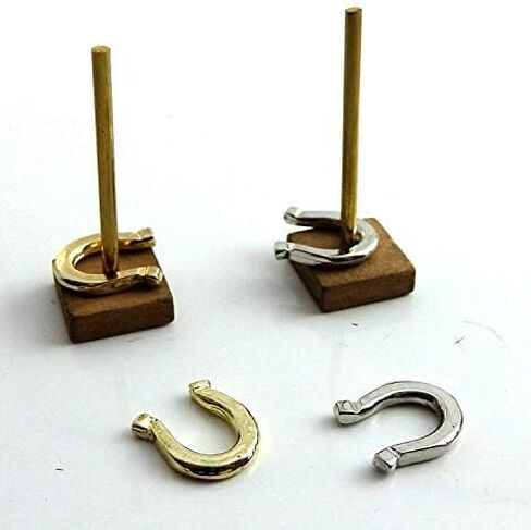 Dollhouse Miniature 112 Scale 6 Pc Horseshoes SET T8585 in Saudi Arabia