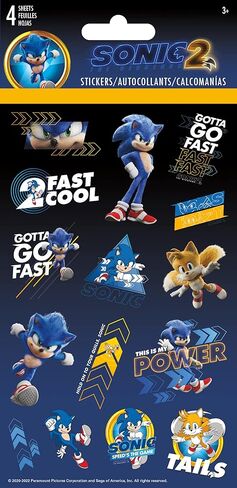 ملصقات سونيك ذا هيدجهوغ 2 - 4 اوراق قياسية in Kuwait