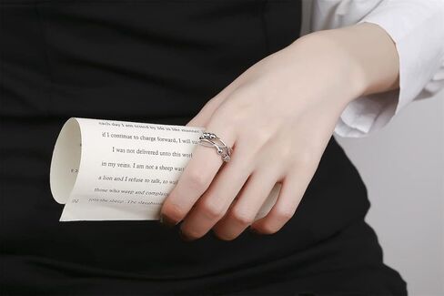 جن اكس ان خاتم فيدجيت تو ماي ابنت، خاتم فيدجيت لتخفيف القلق للنساء، خاتم قابل للتعديل لتخفيف القلق بالوان قوس قزح، هدايا مجوهرات in Kuwait