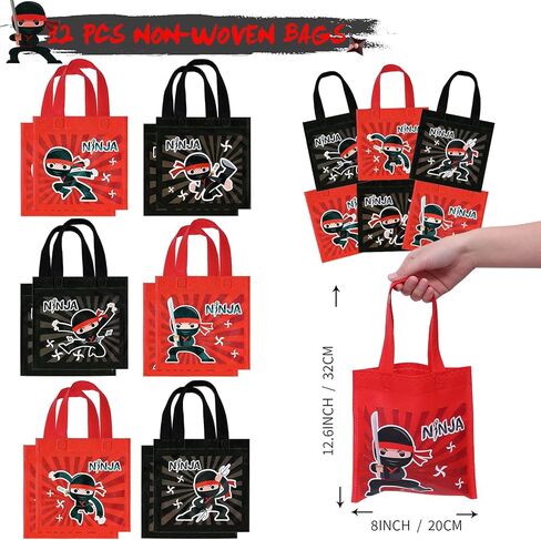 KELENO 48 Ninja Party Favors Karate Birthday Party Supplies Ninja Gift Bag Slap Bracelet Sticker Keychain Toy Gifts Samurai Goodie Bag Stuffers Pinata Boys Ninja Party Decorations Classroom Prize in Kuwait