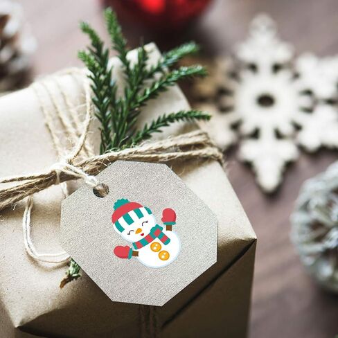Snowman Stickers Scene Roll Perforation Line Design for Kids Christmas Party Favor Holiday Craft Kit 200Pcs in Saudi Arabia