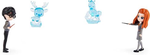 عالم السحرة هاري بوتر، مجموعة الصداقة السحرية الصغيرة لونا لوفجود وتشو تشانغ باترونوس مع مخلوقين، ألعاب أطفال للأعمار من 5 سنوات فما فوق in Kuwait