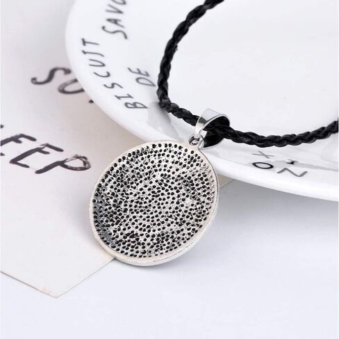 24 قطعة من قلادة الفايكينج رون من الخرز الإسكندالية قلادة لسوار قلادة قلادة اللحية دريدلوكس الشعر DIY سوار مجوهرات المعلقات (فضي) in Kuwait