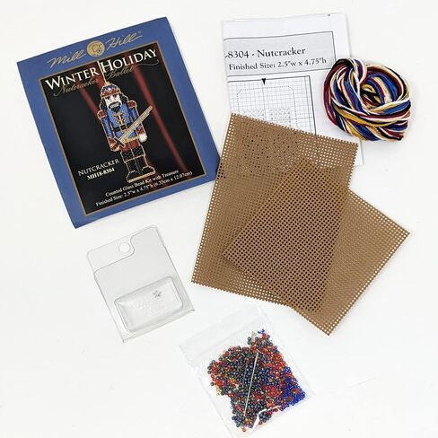 Nutcracker Ballet Mill Hill Beaded Counted Cross Stitch Kits (2008) Set of 6, Plus Decorative Needleworker Magnet in Saudi Arabia
