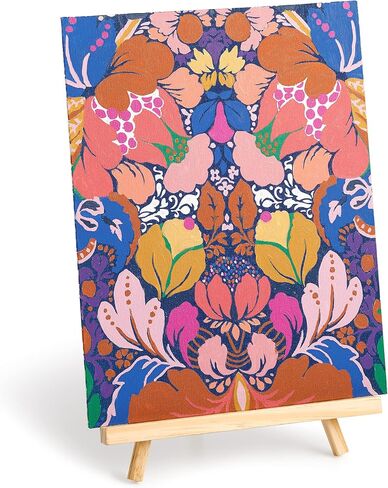 Galison Liberty Glastonbury – DIY Paint by Number Kit with Stunning Floral Foliage Design for Beginners and Experts Includes Easel Paint and Brushes in Saudi Arabia