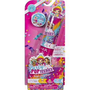 Spin Master Party Popteenies - Double Surprise Popper, with Confetti, Collectible Mini Doll & Accessories, for Ages 4 & Up (Styles May Vary)