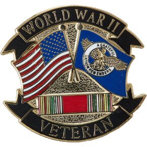 EagleEmblems P63002 PIN-WWII,Vet.RPT.Duck FLG (1.125'') in Saudi Arabia