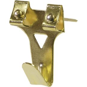 Hillman Hanging-Hardware 122194 Brass Professional Picture Hangers (40lb) 5 Pack, No Size, 5 Piece in Saudi Arabia