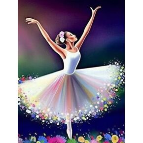 Reofrey 5D Diamond Painting Kit Dancing Women Full Drill, Paint with Diamonds Art Rhinestone Embroidery Cross Stitch Craft Decor (30x40 cm/ 12x16 inch) in Kuwait