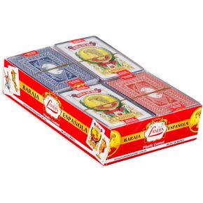 Landin Spanish Playing Cards with Plastic Case. Pack of 12 Decks. in Saudi Arabia