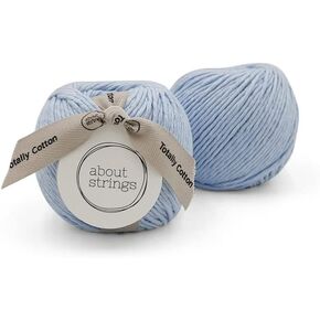 About Strings 100% Organic Cotton No.5 Chunky Yarn 3.53 oz (100g) per Ball - 2 Balls Pack in Kuwait