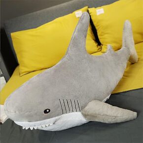 Stuffed Animal Shark Plush,Giant Shark Plush Pillow Soft Toy,Plush Large Shark Toys for Home Decoration Kids Gift (Pink,24 inches)
