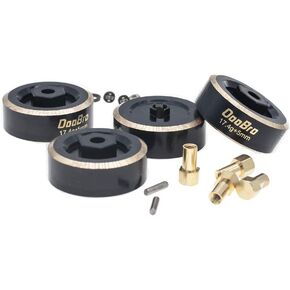 محوّل سداسية للأوزان من النحاس بوزن 17.4 جم من دوبرو 5 مم لطراز SCX24 AXI90081 AXI00001 AXI0002 AXI0004 ترقيات 1/24 RC الزاحفة in Kuwait