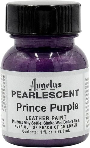 طلاء جلد Angelus Pearlescent، ذهب عيار 18 قيراط، 4 أونصة لتخصيص الأحذية والأحذية الطويلة والسترات والقمصان والأحذية الرياضية والمزيد - صنع في الولايات المتحدة الأمريكية in Saudi Arabia