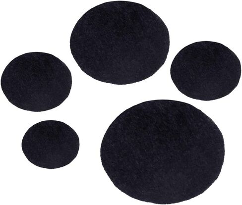 10 قطع من ملاءات خلفية لاصقة سوداء ذاتية اللصق من نسيج اللباد، مقاس A4 8.3 بوصة × 11.8 بوصة (21 سم × 30 سم) للفن والحرف اليدوية in Kuwait