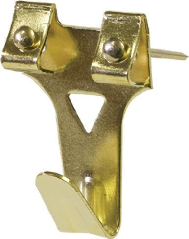 Hillman Hanging-Hardware 122194 Brass Professional Picture Hangers (40lb) 5 Pack, No Size, 5 Piece in Saudi Arabia