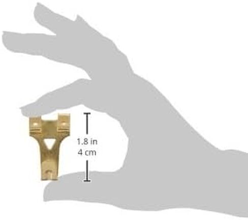 Hillman Hanging-Hardware 122194 Brass Professional Picture Hangers (40lb) 5 Pack, No Size, 5 Piece in Saudi Arabia