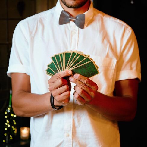 مجموعة ألعاب Talking Tables Casino Night - لعب البوكر، والبلاك جاك، والروليت - مجموعة قمار للبالغين، هدايا له - تحتوي على حصيرة ألعاب، ورقائق، وأموال لعب، وكرات، وأوراق لعب (Host-Casino-V2) in Saudi Arabia