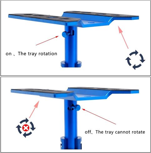 حامل سيارة يعمل بجهاز تحكم عن بعد متعدد الوظائف يدور 360 درجة بـ5 مستويات ارتفاع حامل اصلاح للسيارة والشاحنات والزاحفة 1/8 1/10 1/12 1/16 1/18 in Kuwait
