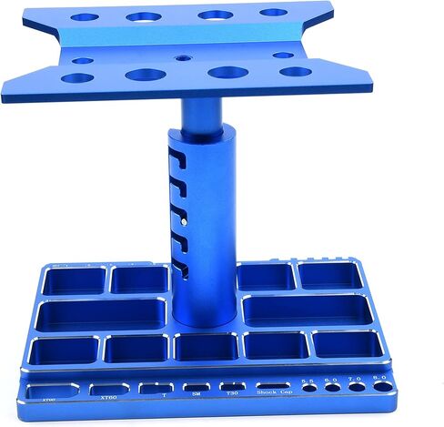 حامل سيارة يعمل بجهاز تحكم عن بعد متعدد الوظائف يدور 360 درجة بـ5 مستويات ارتفاع حامل اصلاح للسيارة والشاحنات والزاحفة 1/8 1/10 1/12 1/16 1/18 in Kuwait