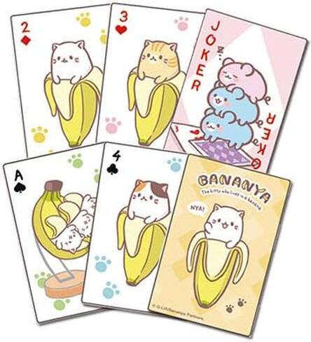 Great Eastern Entertainment Bananya - Bananya Group Playing Cards in Saudi Arabia