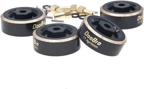 محوّل سداسية للأوزان من النحاس بوزن 17.4 جم من دوبرو 5 مم لطراز SCX24 AXI90081 AXI00001 AXI0002 AXI0004 ترقيات 1/24 RC الزاحفة in Kuwait