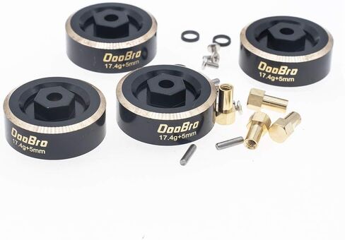 محوّل سداسية للأوزان من النحاس بوزن 17.4 جم من دوبرو 5 مم لطراز SCX24 AXI90081 AXI00001 AXI0002 AXI0004 ترقيات 1/24 RC الزاحفة in Kuwait