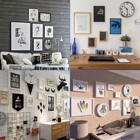 100 Piece Sawtooth Picture Frame Hanging Hangers + 200 Piece Screws, Photo Frame Hangers Kit for Art Photo Canvas Wall Mounting in Kuwait