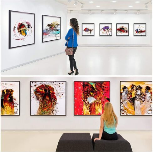 100 Piece Sawtooth Picture Frame Hanging Hangers + 200 Piece Screws, Photo Frame Hangers Kit for Art Photo Canvas Wall Mounting in Kuwait