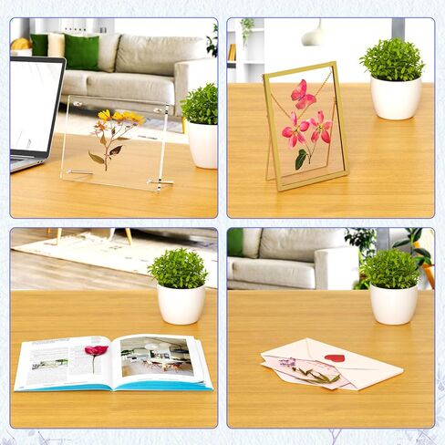 تايتي مجموعة ضغط زهور احترافية كبيرة من الاكريليك مكونة من 6 طبقات للكبار، مجموعة حفظ النباتات سريعة الجفاف مع شنطة تخزين، هدية للمبتدئين ومحبي الحرف اليدوية 10×10 انش in Kuwait